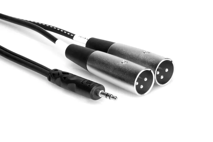 Hosa trs-2xXLRu 2m kaapeli - XLR - Plugi 3,5mm -kaapelit - CYX-402M - 1