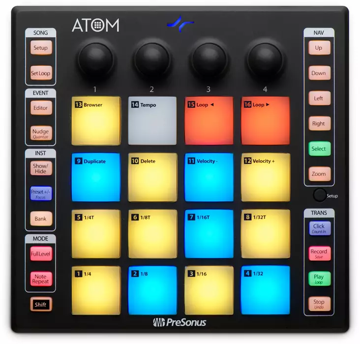 Presonus Atom kontrolleri - MIDI-soittimet ja työasemat - PRE-ATOM - 1