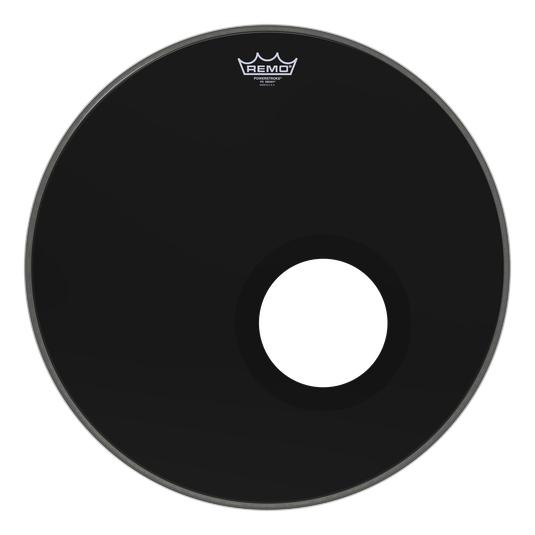 Remo Powerstroke 3 Ebony Resonant bassarikalvo - Basarikalvot - P3-1020-ES-DM - 1