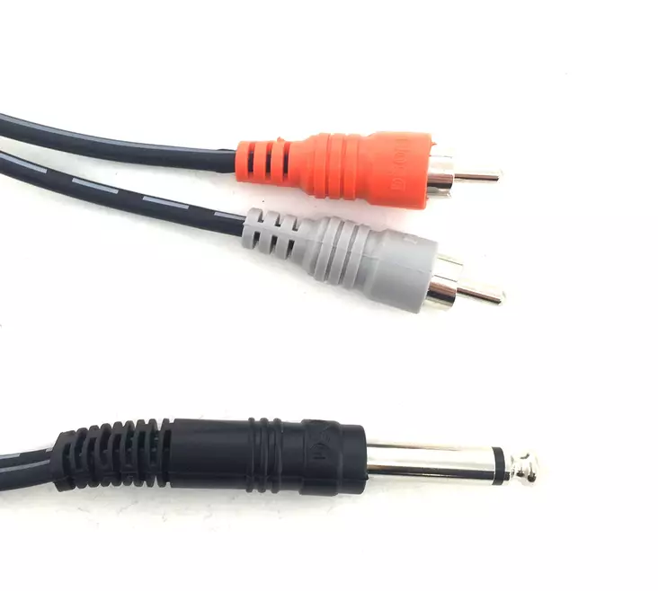 SPS TS-2xRCAu 2m haaroitinkaapeli - Plugi - RCA -kaapelit - SPSHAARA3m - 1