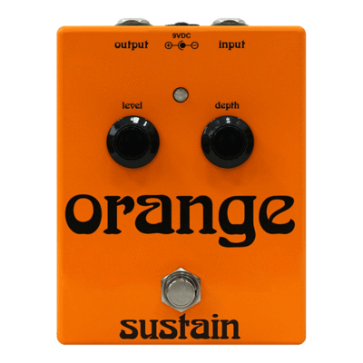 Orange Sustain Pedal 70s Vintage - Kitaraefektit ja -pedaalit - YOEPD-SUSTAIN - 1
