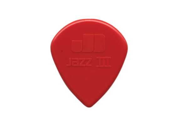 Dunlop Nylon Jazz III punainen - Plektrat - BAG47P3N - 1