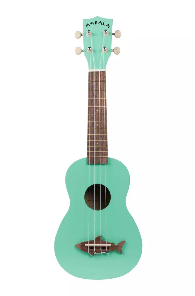 Kala Makala Soprano Shark Surf Green ukulele - Ukulelet - YKLMK-SSGRN - 1