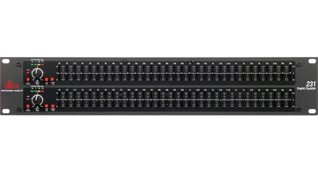 DBX 231 2x31-alueinen EQ, 2U (Demo) - Graafiset taajuuskorjaimet (EQ) - 231DEMO - 1