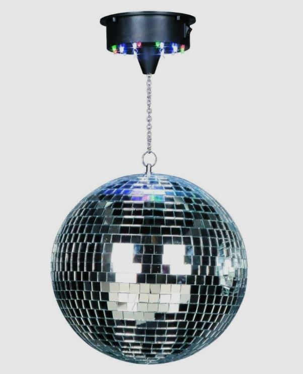 Ibiza 30cm discopallo moottorilla ja valoilla - Esitystekniikka - 30CM-DISCOPALLO - 3