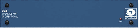 Symetrix 303 etuvahvistin (demo) - Etuasteet, kompressorit ja EQ:t - SYM-303DEMO - 1