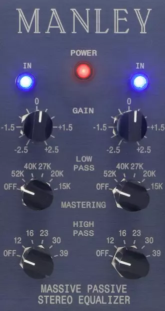 Manley Mastering Massive Passive - Etuasteet, kompressorit ja EQ:t - MMMSMP - 2