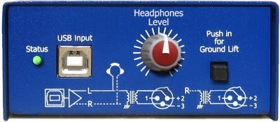 ARX USB DI-HP DAC kuulokevahvistimella - DI-boksit - USBDIHP - 1