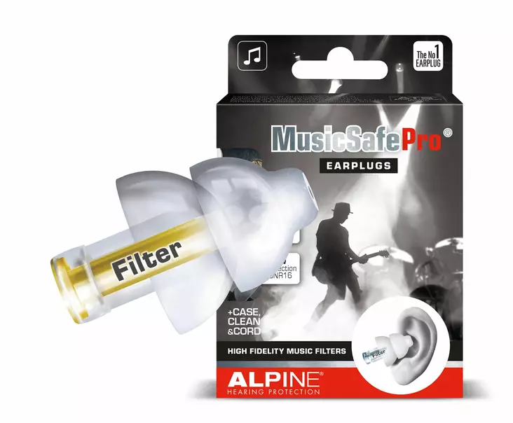 Alpine MusicSafe Pro Transparent korvatulpat - Korvatulpat ja kuulosuojaimet - MUSICSAFEPROTRANSP - 1