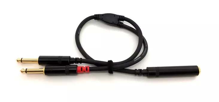 Cordial 2xTS-TRSj adapterikaapeli 0,3 m - Adapterit ja adapterikaapelit - CORD03KPP - 1