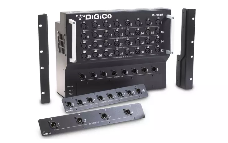 DiGiCo D-Rack 2P - Digitaaliset lavarasiat ja kytkimet  - D-RACK-2P - 1
