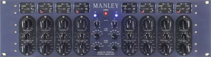Manley Mastering Massive Passive - Etuasteet, kompressorit ja EQ:t - MMMSMP - 1