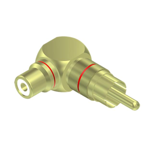 Procab VC215 RCAn - RCAu kulma-adapteri - Adapterit ja adapterikaapelit - APRVC215P - 1