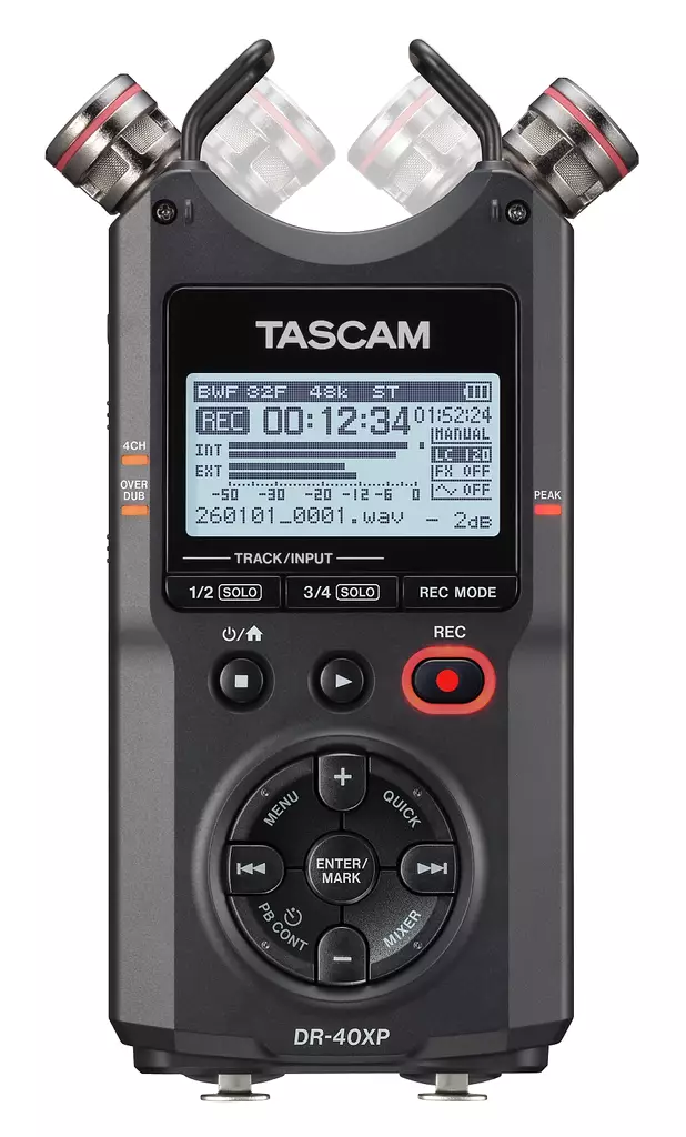Tascam DR-40XP digitaalitallennin - Kannettavat ja kenttätallentimet - DR-40XP - 1