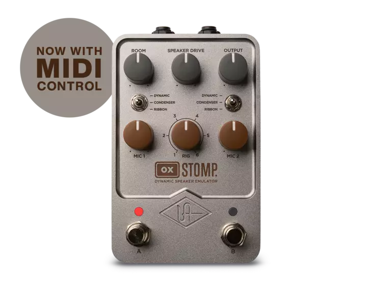 Universal Audio UAFX OX Stomp kitarapedaali - Kitaraefektit ja -pedaalit - OXSTOMP - 1