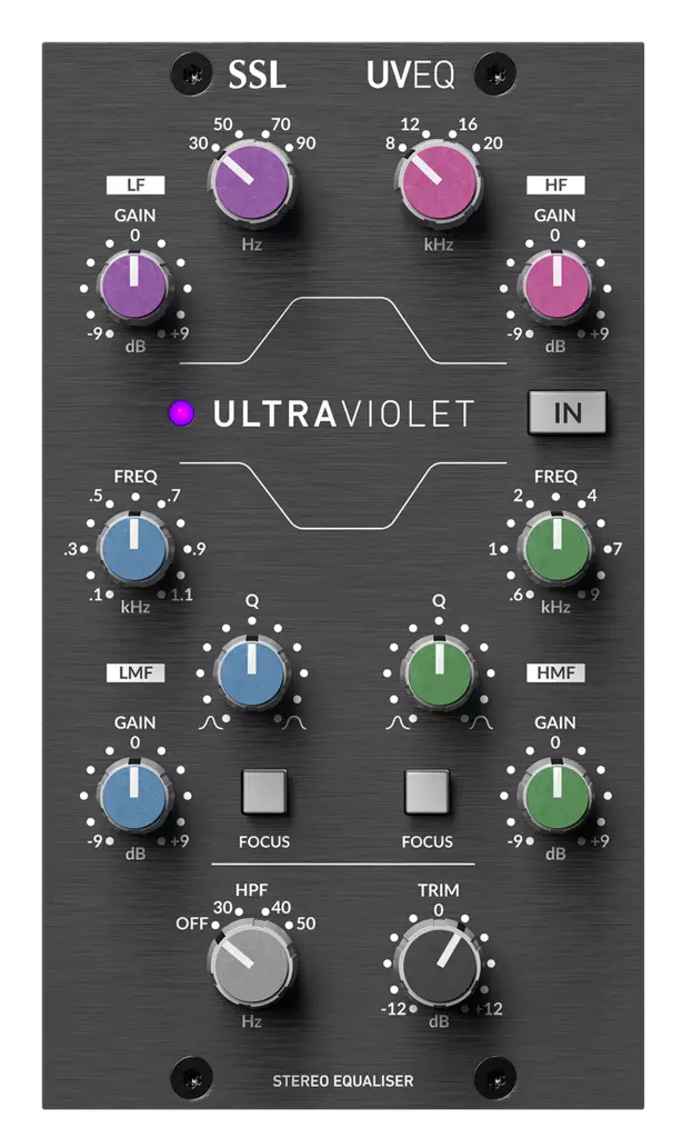 SSL 500-Series UltraViolet EQ -taajuuskorjain - Etuasteet, kompressorit ja EQ:t - SSL500UVEQ - 1