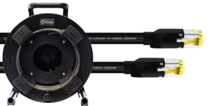 Cordial CSE HH-SD CAT7A PUR S/FTP 50m RJ45-kaapelikela - Verkkokaapelit - CSE50HH-SD7APUR - 1