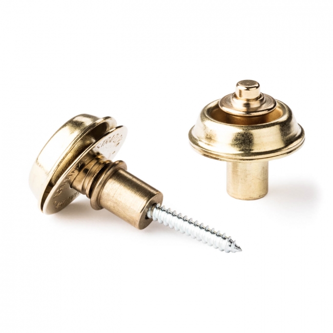 Dunlop Hihnalukot Flush Mount Brass - Kitarahihnat - SLS1402BR - 1