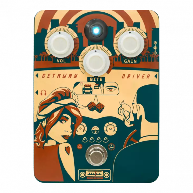 Orange Getaway Driver Overdrive pedaali - Kitaraefektit ja -pedaalit - YOEGETTAWAYDRIVER - 1