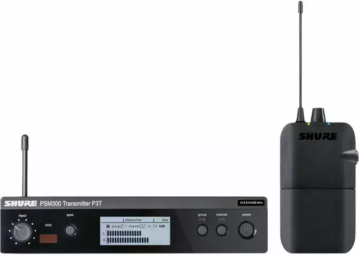 Shure PSM 300 In-Ear järjestelmä - In-ear-järjestelmät - P3TR - 1