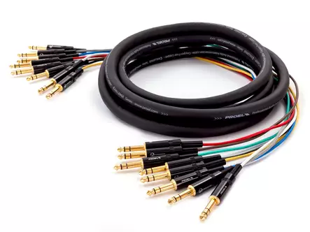 Proel 8xTRS-8xTRS 4m viuhka - Lavahaut ja viuhkat - CHLP400S - 1