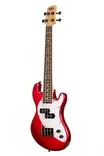 Kala U-Bass Solid Body Metallic red bassoukulele - Ukulelet - YKLUBASS-SB-RD-FS - 1