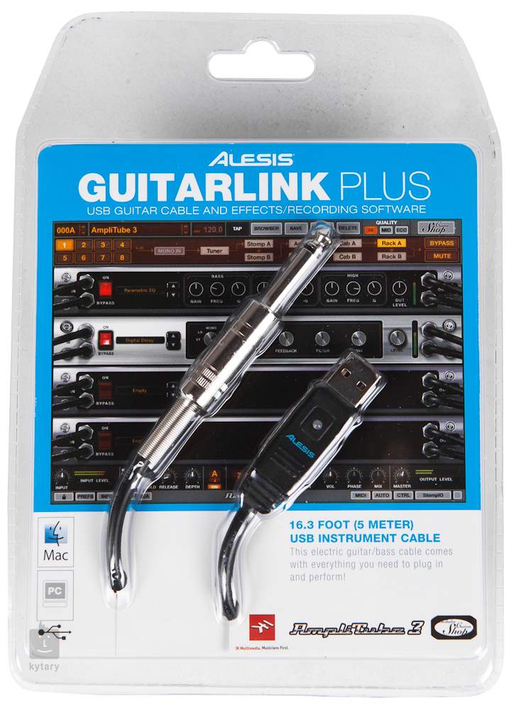 Alesis GuitarLink Plus 6,3 mm - usb -kaapeli - USB-äänikortit - GUITARLINKPLUS - 1