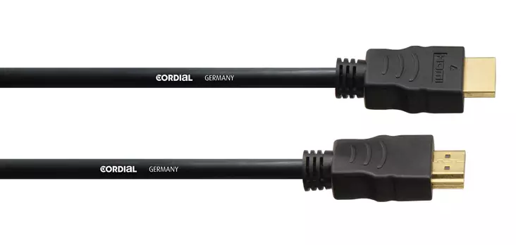 Cordial HDMI 2PLUS HDMI Ultra -kaapeli - Videokaapelit - CHDMI0-52PLUS - 1