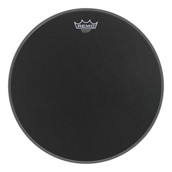 Remo 14" Ambassador Suede Black - Tomikalvot - BA-0814-ES - 1