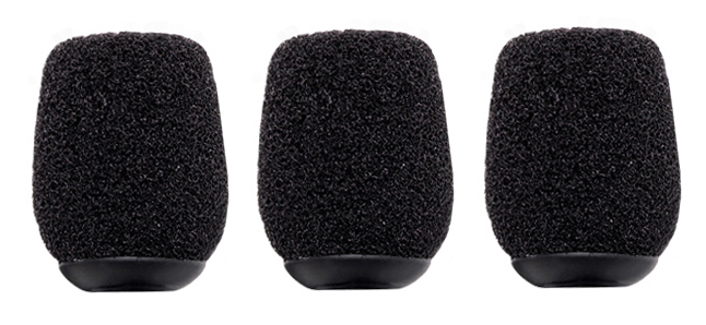 Rode WS-HS1-B musta tuulisuoja 3 kpl paketti - Tuulisuojat - HS1-BWS - 1