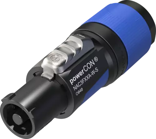 Neutrik NAC3FXXA-W-S powerCON IN johtoliitin - 230V liittimet - NAC3FXXA-W-S - 1