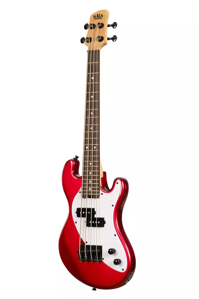 Kala U-Bass Solid Body Metallic red bassoukulele - Ukulelet - YKLUBASS-SB-RD-FS - 1