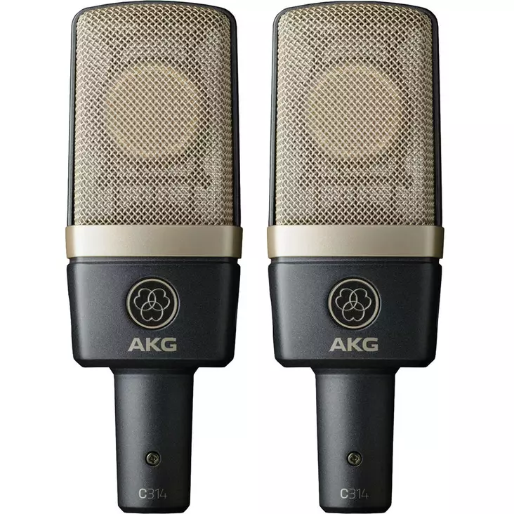 AKG C314 Stereo mikrofonipari - Isokalvoiset kondensaattorimikrofonit - 8AKC314ST - 1