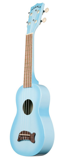 Kala Soprano Dolphin Bridge Light Blueburst ukulele - Ukulelet - YKLMK-SDLBLBURST - 1