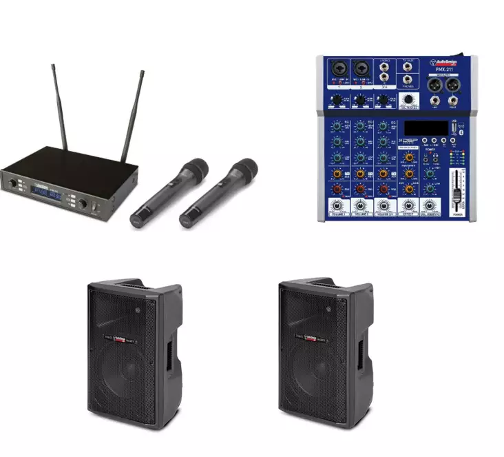 Karaoke King 1 valmis karaokepaketti - Karaokelaitteet, -soittimet & tarvikkeet - KK1-SET - 1