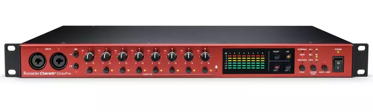 Focusrite Clarett+ Octopre 8-kanavainen mikrofonietuvahvistin - Etuasteet, kompressorit ja EQ:t - CL0012UKEU - 1