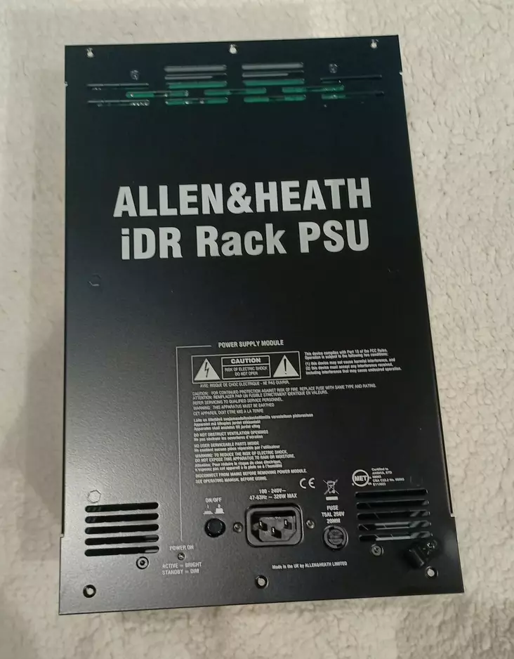 Allen & Heath iDR10 PSU - Mikserien virtalähteet - IDRRACKPSU - 1