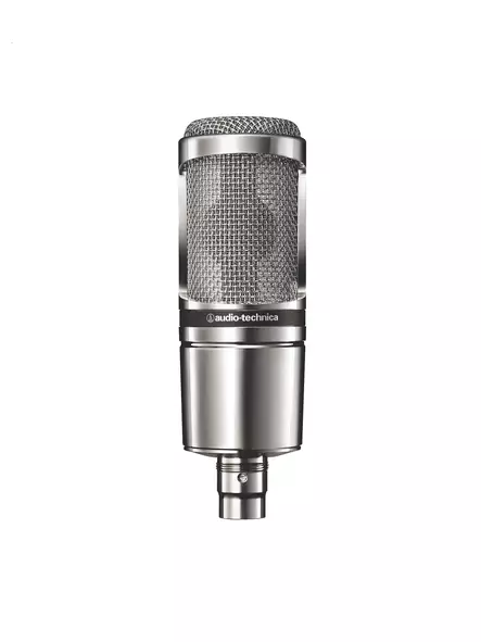Audio-Technica AT2020V kondensaattorimikrofoni, kromi - Isokalvoiset kondensaattorimikrofonit - 8AT2020V - 2