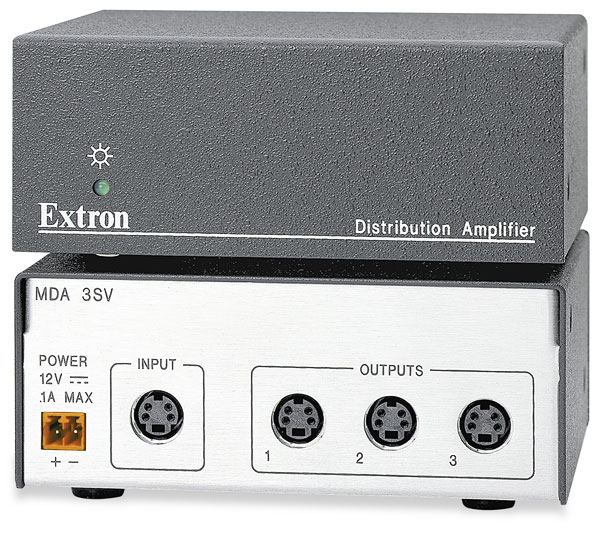 Extron MDA 3 SV video distribution amplifier - Videokaapelit - MDA3SV - 1