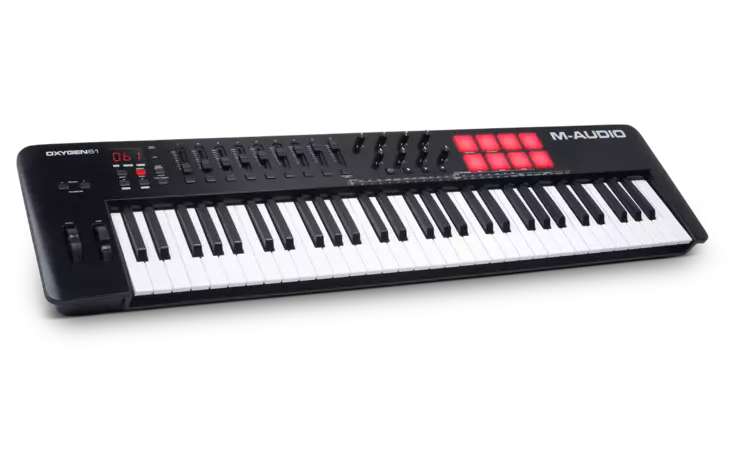 M-Audio Oxygen 61 MkV kosketinsoitin - MIDI/USB -koskettimet - OXYGEN61MKV - 1