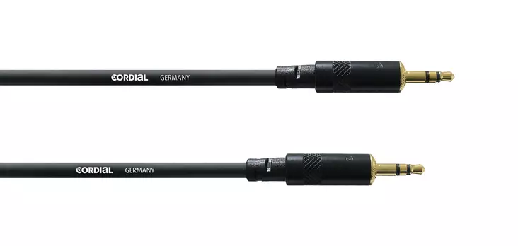 Cordial 3,5mm ministereoplugikaapeli - Kuulokejatkokaapelit - CORD3WW - 1