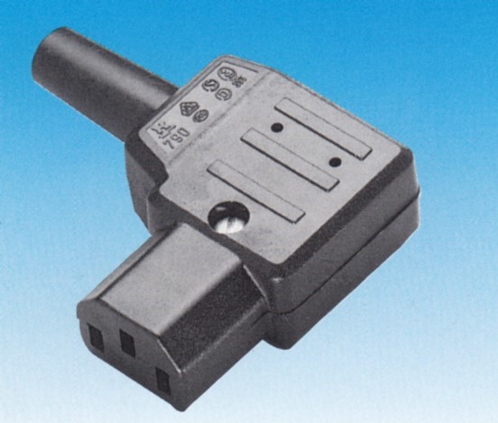 Kaiser IEC C13 kulma sivulle - 230V liittimet - 790SW - 1