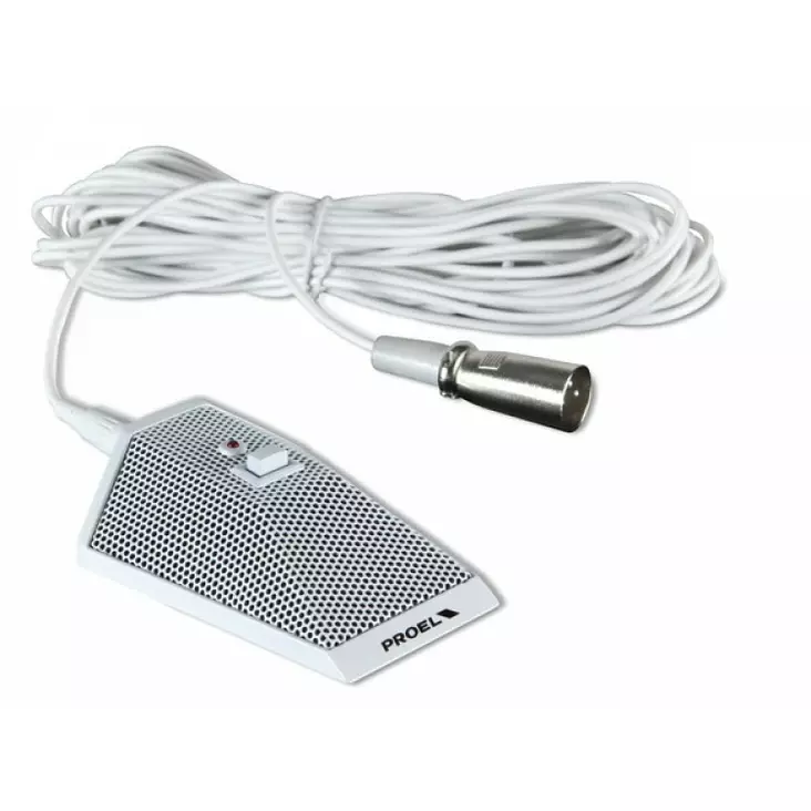 Proel MIC62 levymikrofoni, valkoinen - Asennusmikrofonit - PROELMIC62W - 1