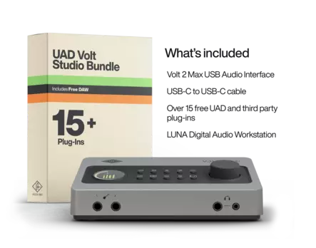 Universal Audio Volt 2 Max äänikortti - USB-äänikortit - VOLT2MAX - 2