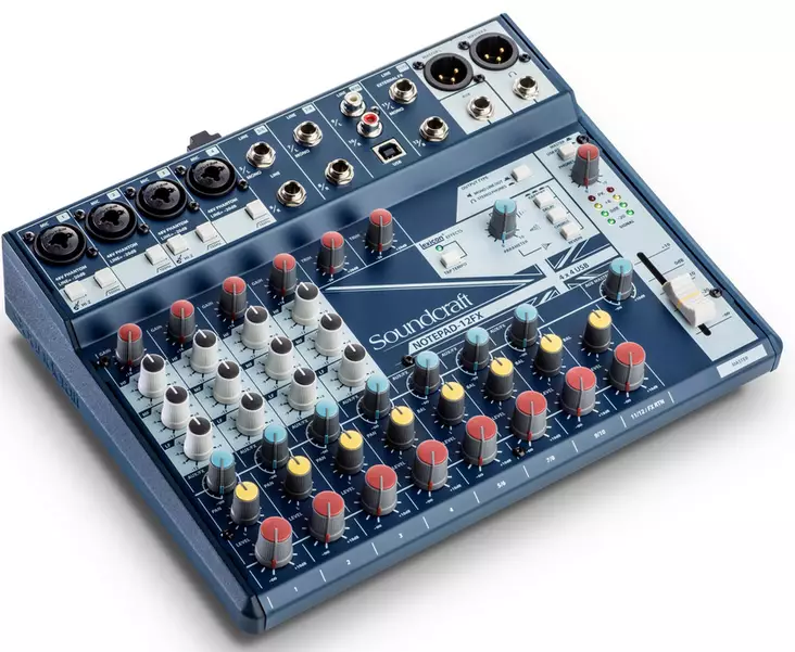 Soundcraft Notepad-12FX mikseri - Pikkumikserit, 2-6 kanavaa - 3SCNPAD12FX - 1