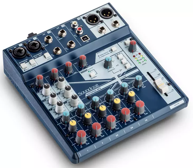 Soundcraft Notepad-8FX mikseri - Pikkumikserit, 2-6 kanavaa - 3SCNPAD8FX - 1