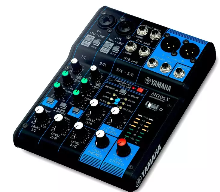 Yamaha MG06X mikseri - Pikkumikserit, 2-6 kanavaa - MG06X - 1