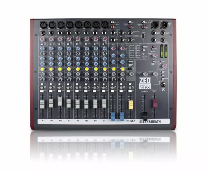 Allen & Heath ZED60-14FX analogimikseri - Klubi-mikserit, 8-16 kanavaa - ZED6014FX - 1