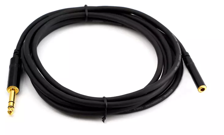 Cordial TRS-trsj kuulokejatkokaapeli 3m - Kuulokejatkokaapelit - CORD3VY - 1