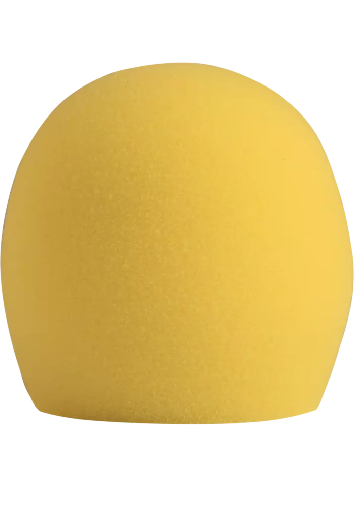 Shure A58WS-YEL tuulisuoja SM58 keltainen - Tuulisuojat - A58WSY - 1